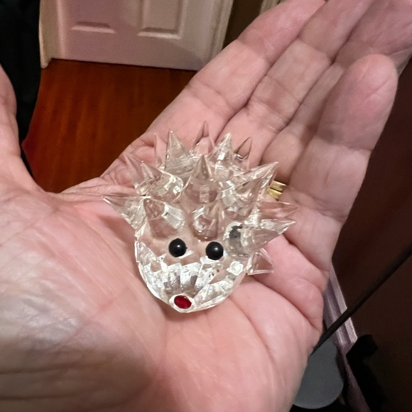 Vintage crystal small hedgehog - Picture 1 of 5